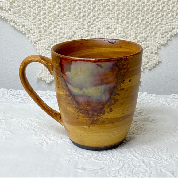 Sango Splash 4951 Tan Drip Cup Mug - Picture 4 of 8